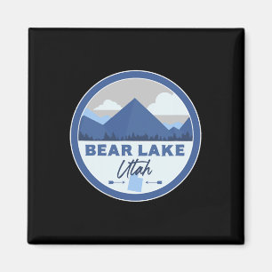 Íman Lago Bear Utah Ut Montanhas Insígnia Caminhada Lem