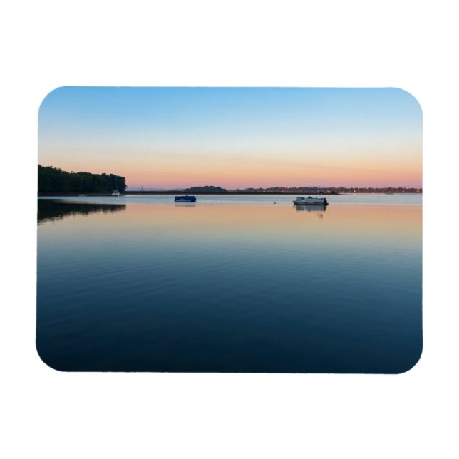 Íman lago champlain sunrise na baía de santos albans (Horizontal)