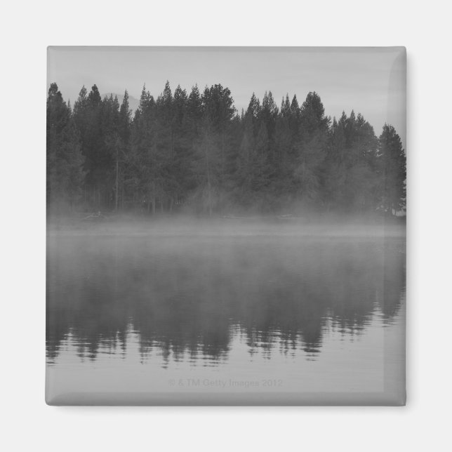 Íman Lago com nevoeiro, Oregon (Frente)