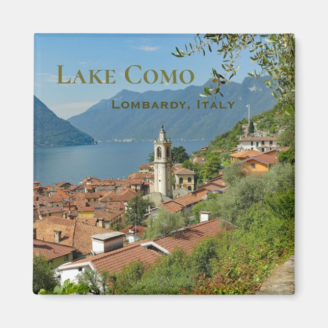 Íman Lago Como Lombardy Itália (Frente)