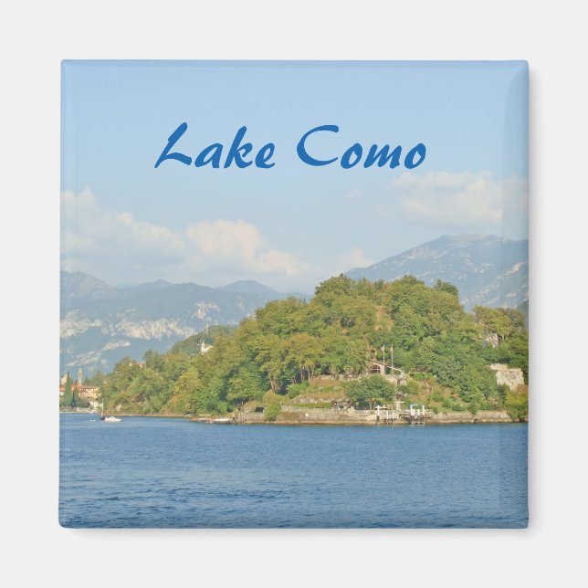 Íman Lago Como Photo Souvenir (Frente)