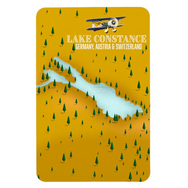 Íman Lago Constance Alemanha, Áustria e Suiça (Vertical)