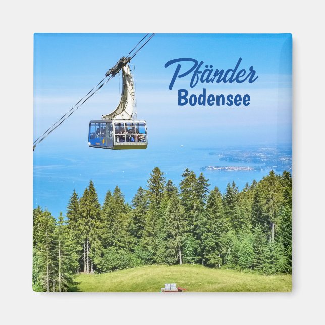Íman Lago Constance, dos Pfänder, Áustria (Frente)