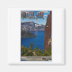 Íman Lago crater - poster informativo