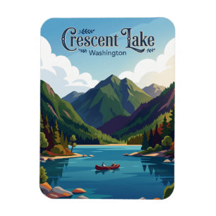 Íman Lago Crescent EUA