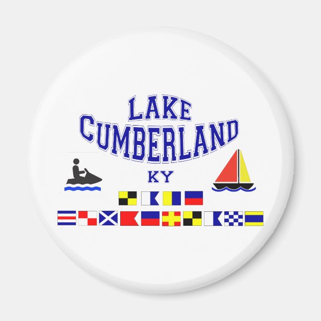 Íman Lago Cumberland KY Sig Flag (Frente)