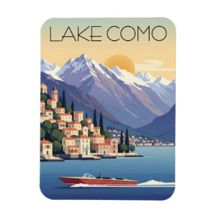Íman Lago de Como Itália Viagem