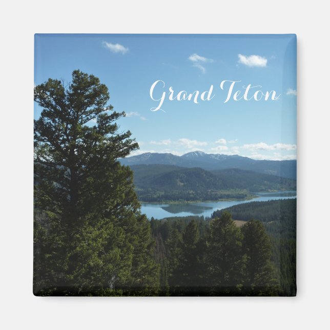 Íman Lago de Dois Oceanos no Parque Nacional Grand Teto (Frente)