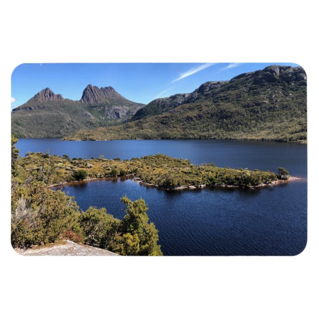 Íman lago de pomba da montanha do berço (Horizontal)
