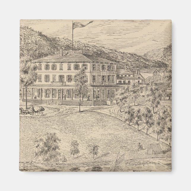 Íman Lago Dunmore House em Salisbury (Frente)