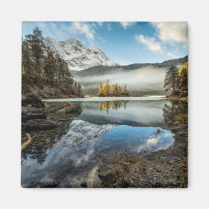 Íman Lago Eibsee mood da manhã