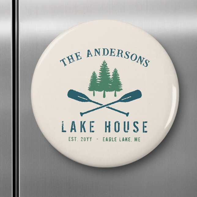 Íman Lago Familiar Casa Barco Russo Moderno Oar Pine Tr (Criador carregado)