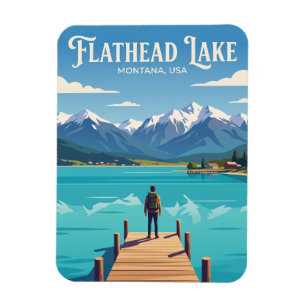 Íman Lago Flathead EUA