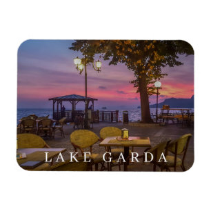 Íman Lago Garda na imã de geladeira do ponto de vista