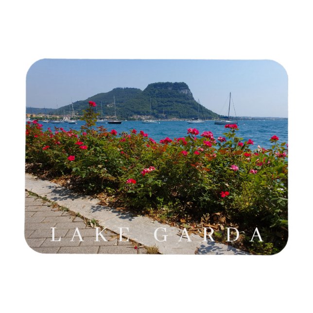 Íman Lago Garda Rock da imã de geladeira Garda (Horizontal)