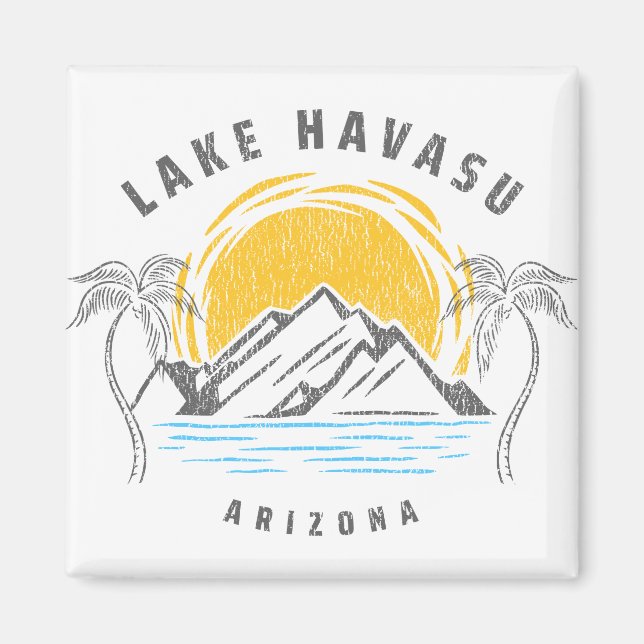 Íman Lago Havasu Arizona Vintage (Frente)