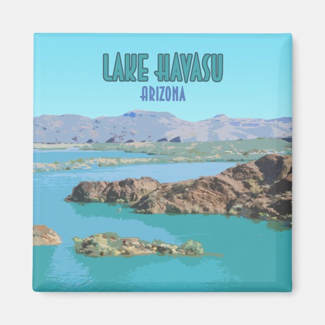 Íman Lago Havasu Arizona Vintage (Frente)