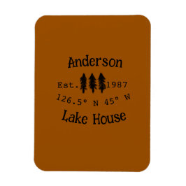 Íman Lago House ets. Data ano em que as coordenadas per