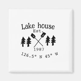 Íman Lago House ets. Data ano em que as coordenadas per