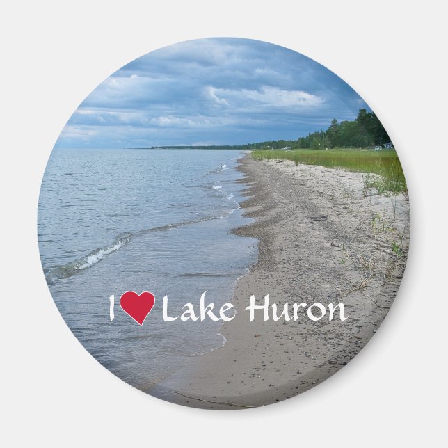 Íman Lago Huron Summer Beach (Frente)