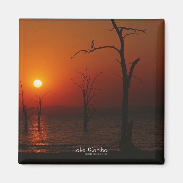 Íman Lago Kariba Sunset Magnet (Frente)