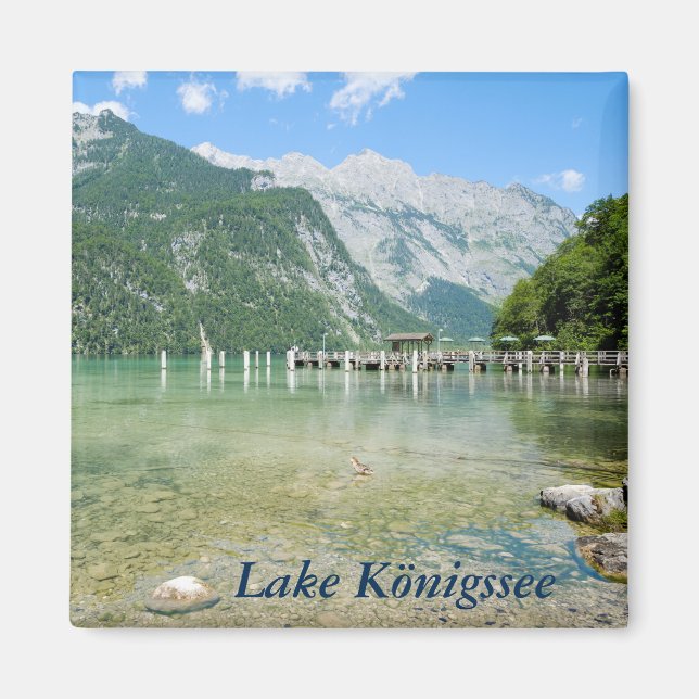 Íman Lago Königssee em Salet (Frente)