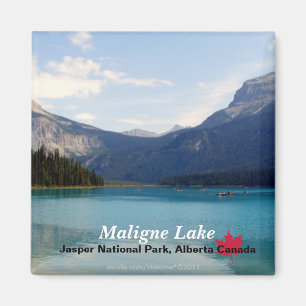 Íman Lago Maligne/parque nacional de jaspe, Alberta