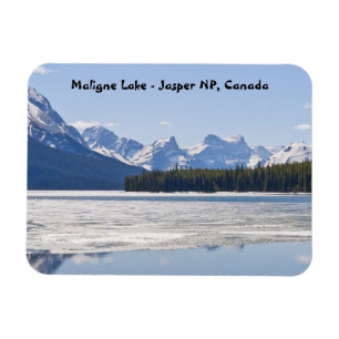 Íman Lago Maligne - parque nacional de jaspe, Canadá