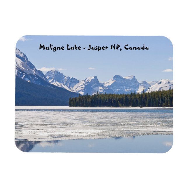 Íman Lago Maligne - Parque nacional de Jasper, Canadá (Horizontal)