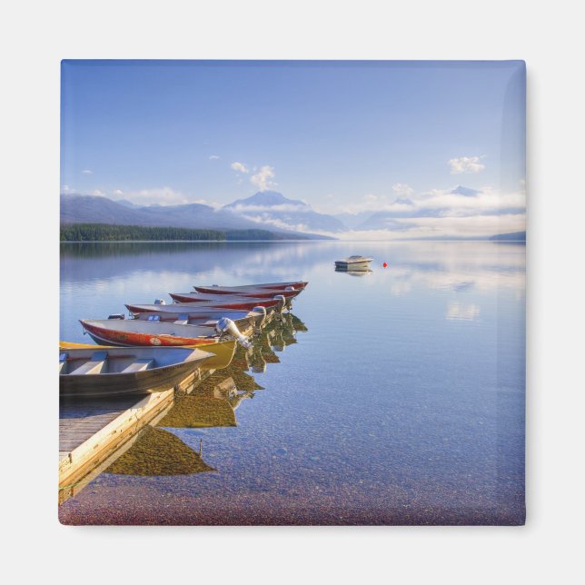 Íman Lago McDonald, Parque Nacional Glacier, Montana, (Frente)