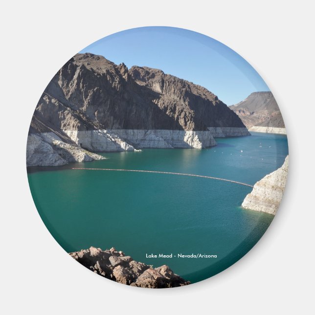 Íman Lago Mead perto da barragem Hoover (Frente)