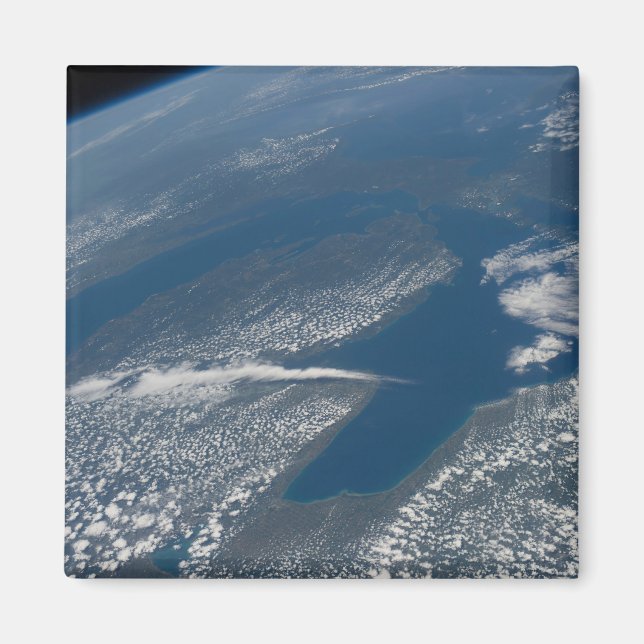 Íman Lago Michigan, Lago Huron E Estado De Michigan. (Frente)