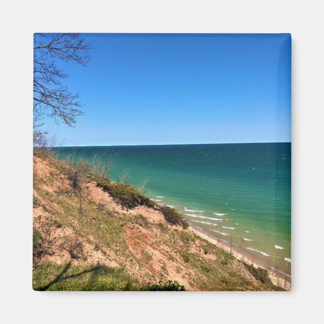 Íman Lago Michigan, Port Washington, WI (Frente)