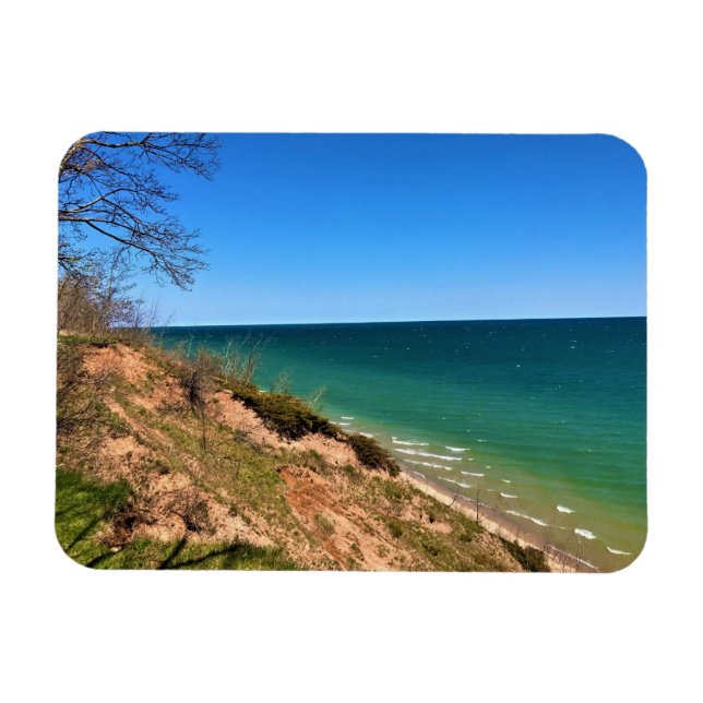 Íman Lago Michigan, Port Washington, Wisconsin (Horizontal)
