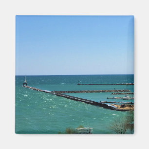 Íman Lago Michigan, Port Washington, Wisconsin