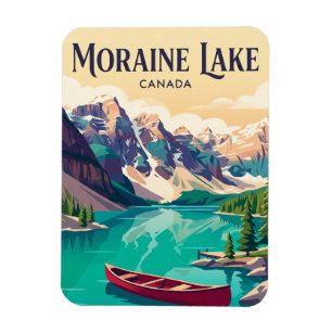 Íman Lago Moraine Canadá