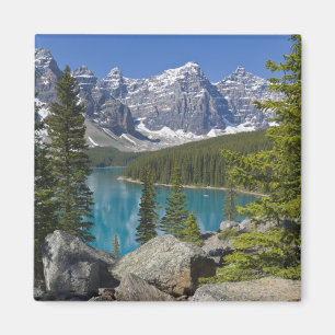 Íman Lago Moraine, Canadian Rockies, Alberta, Canadá