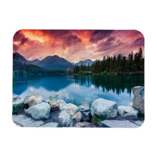 Íman Lago mountain no parque nacional Tatra alto 2