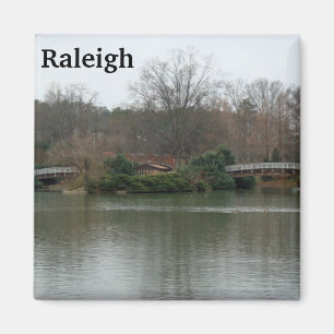 Íman Lago NC magnet da foto de Raleigh do parque de