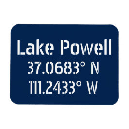 Íman Lago Powell AZ Latitude Longitude