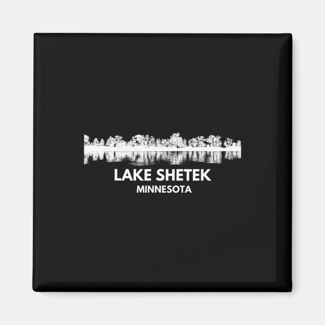 Íman Lago Shetek Viagem Minnesota Divertida Caça de Ver (Frente)