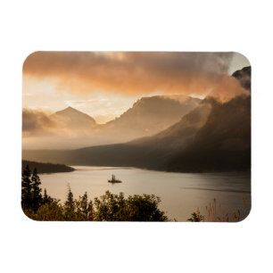 Íman Lago St. Mary Parque Nacional Glacier, Montana