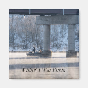 Íman Lago Steamy Winter Fish Taneycomo Magnet