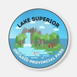 Íman Lago Superior Ontario Provincial Park Magnet