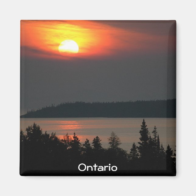 Íman Lago Superior Sunset (Frente)