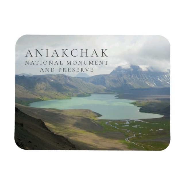Íman Lago Surprise Aniakchak Monument, Preserve, AK (Horizontal)