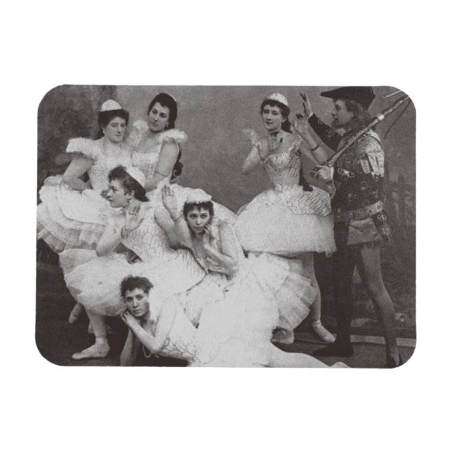 Íman Lago Swan, Teatro Mariinsky, 1895 (foto b/w) (Horizontal)