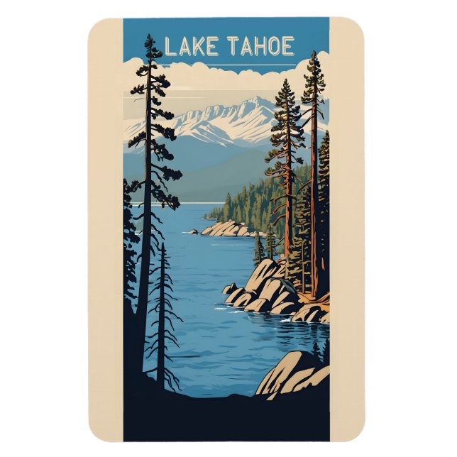 Íman Lago Tahoe (Vertical)