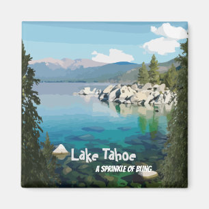 Íman Lago Tahoe A, aspergindo a Califórnia