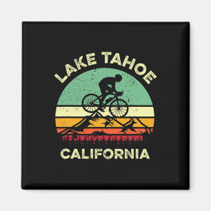 Íman Lago Tahoe Califórnia Mountain Biking Retro Montan